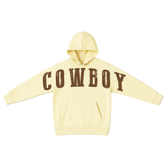 "cowboy" oversized hoodie