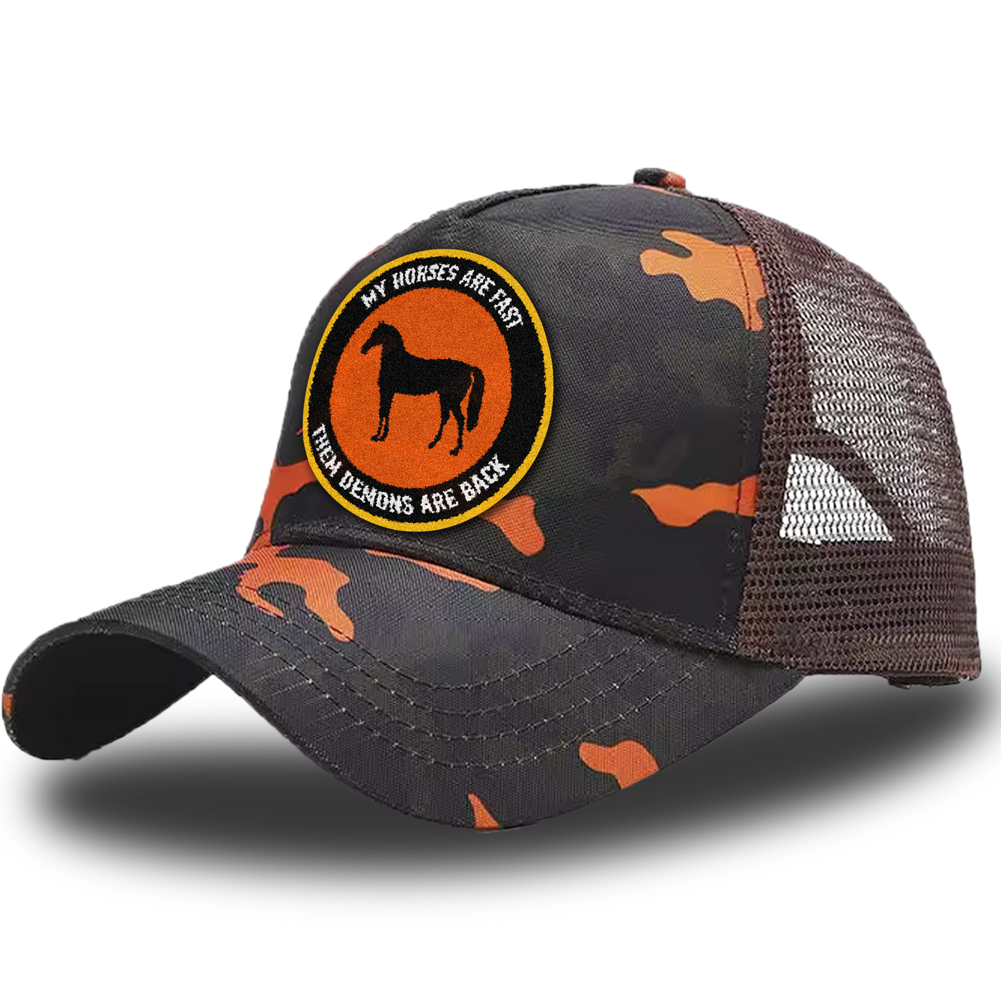"horses" trucker hat