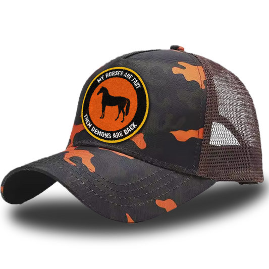 "horses" trucker hat